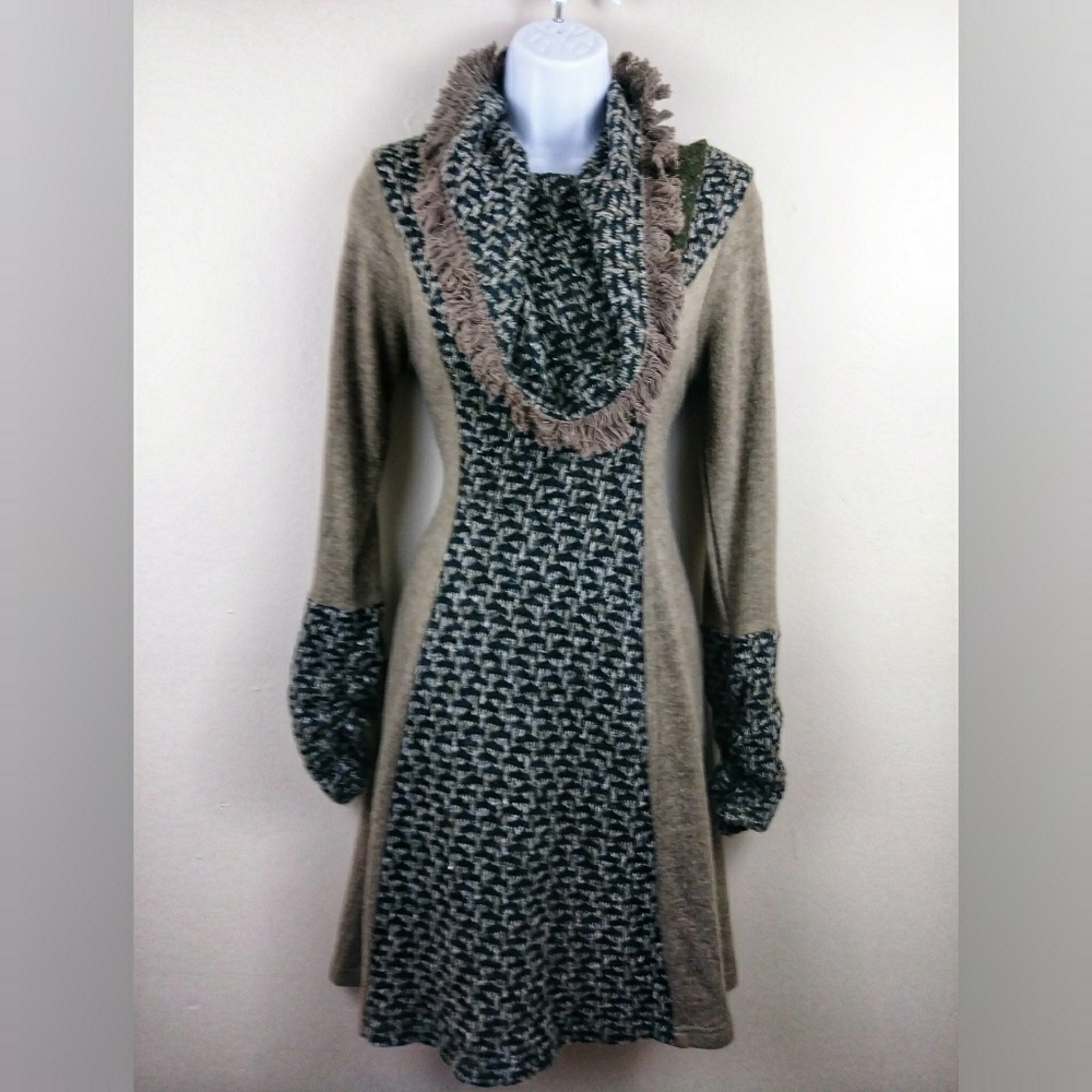 Altar'd State Beautiful cowl Neck sweater Dress